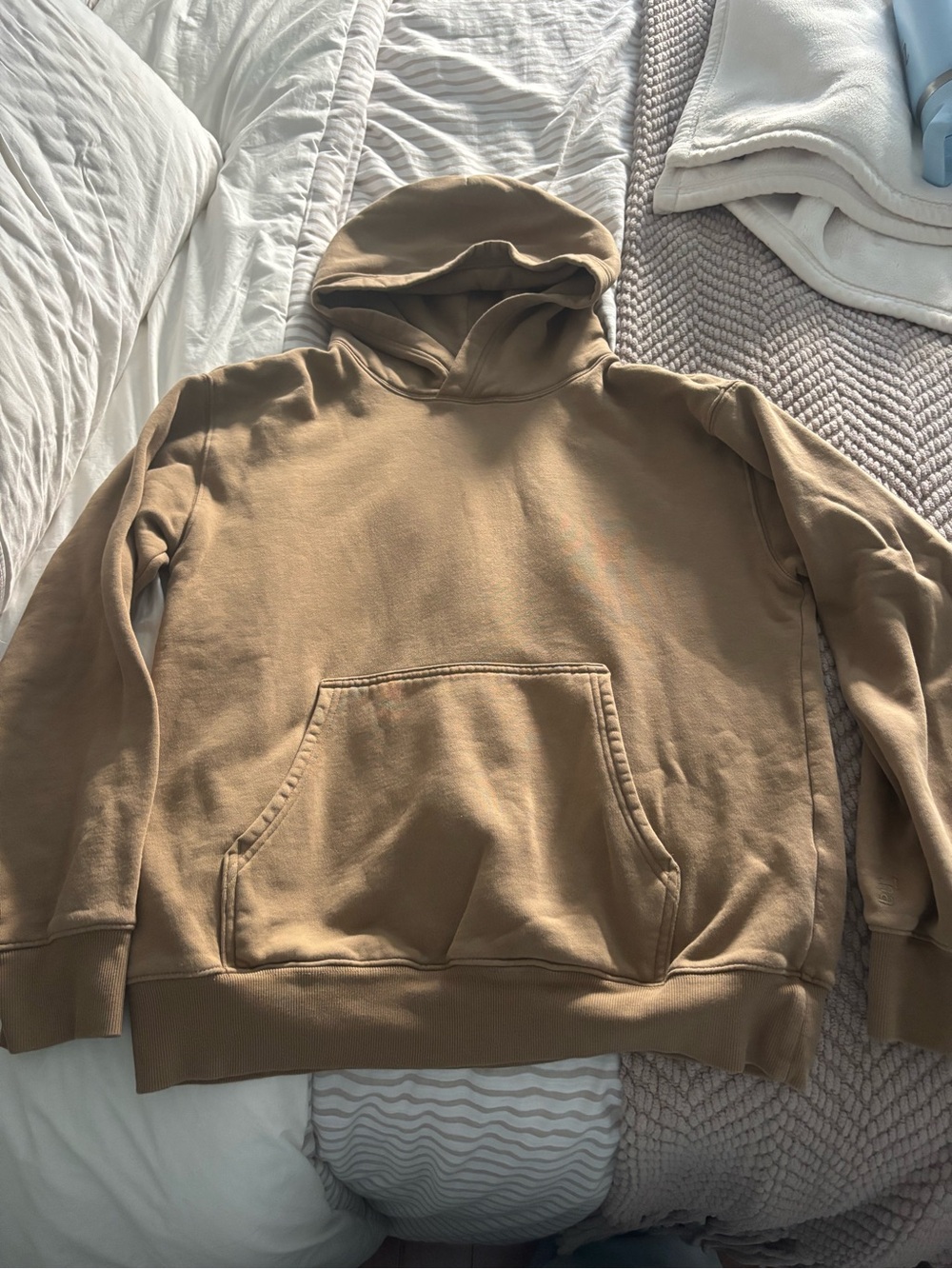 Ladies TNA cozy fleece Pullover Hoodie - Brown